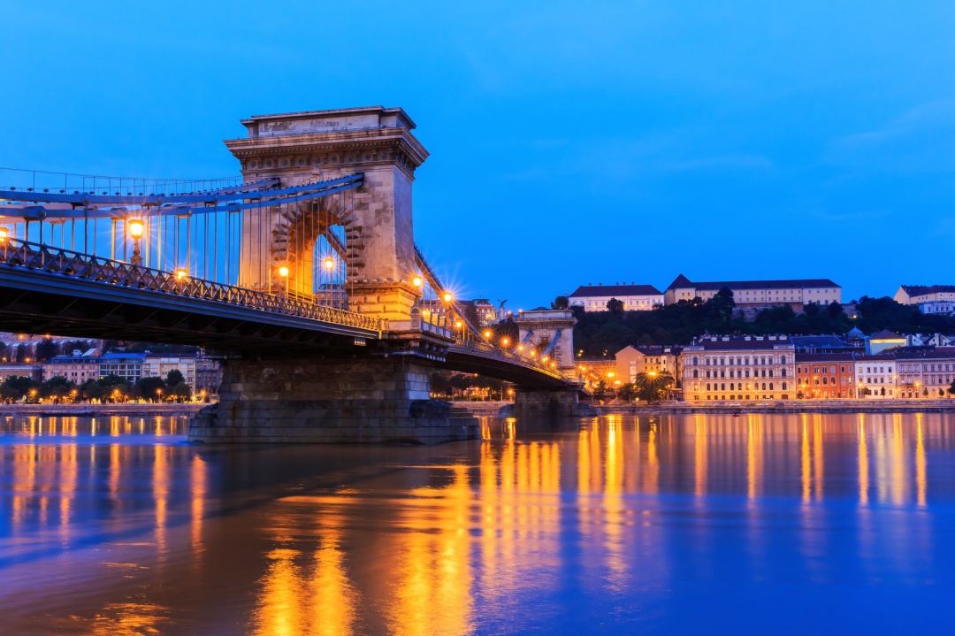 The Chain Bridge, Budapest Hungary