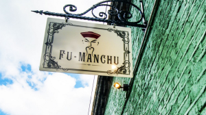 Fu Manchu sign